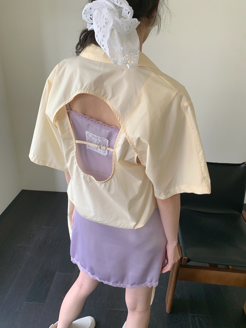 JKICHI韓國直郵女士新品25春夏休閑推薦襯衫蕾絲衫不含內搭JKICHI襯衫/蕾絲衫