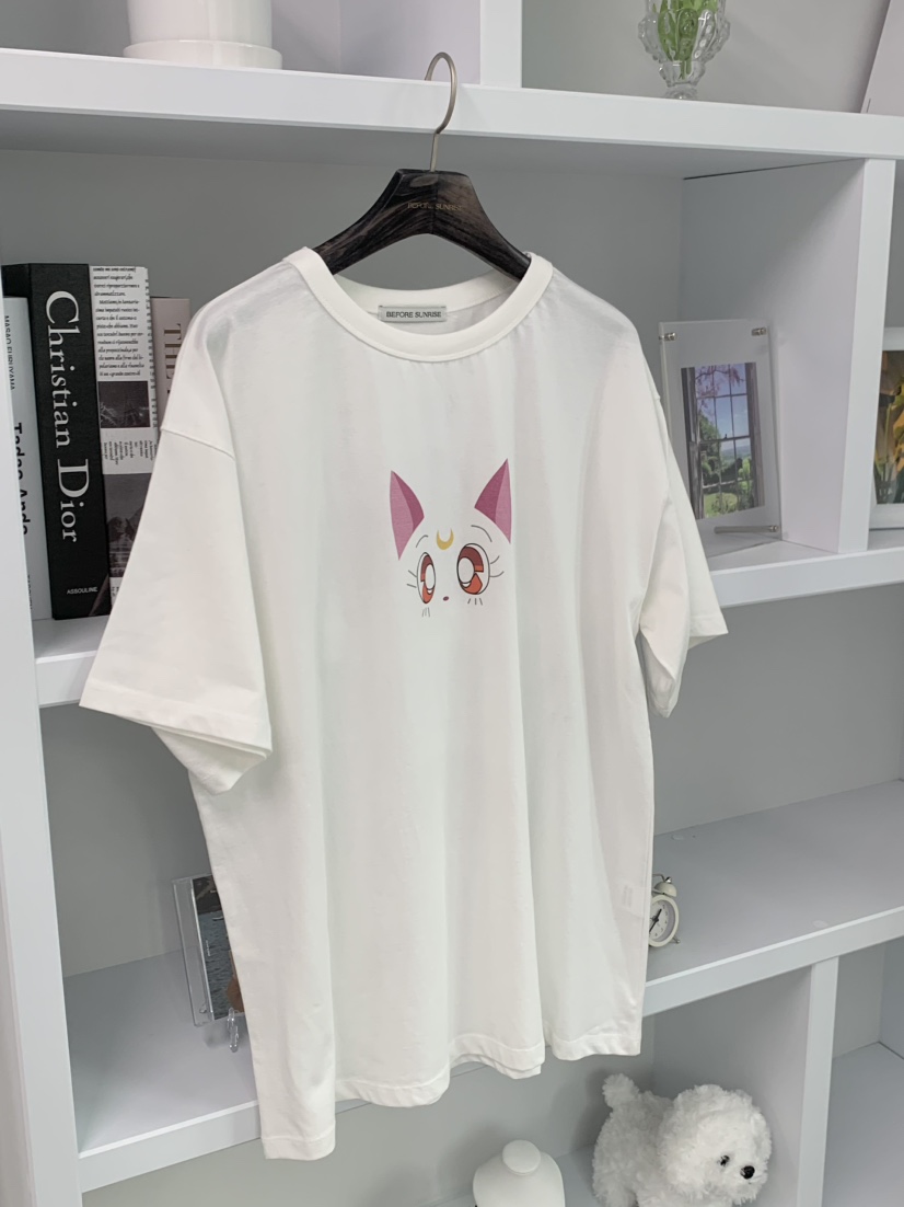 BEFORE SUNRISE韓國直郵女裝新品真品熱賣人氣25春夏休閑T恤BEFORE SUNRISET恤