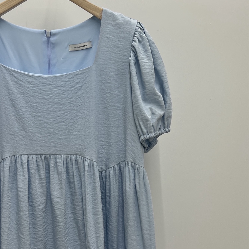 ANOTHER AVENUE韓國代購女士新品25春夏職業休閑連衣裙荷葉邊ANOTHER AVENUE連衣裙