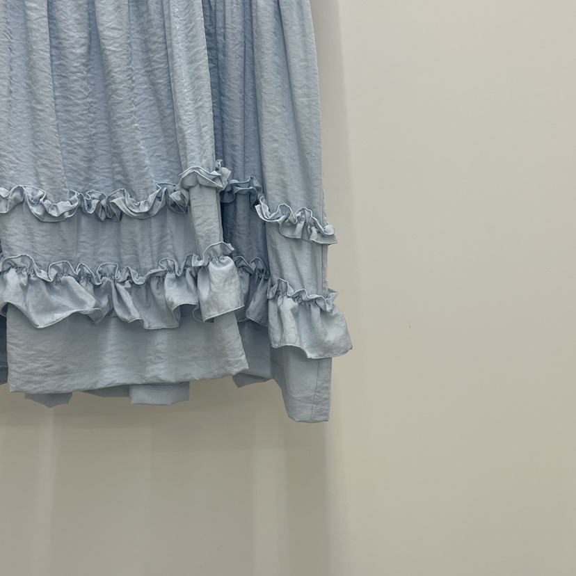 ANOTHER AVENUE韓國代購女士新品25春夏職業休閑連衣裙荷葉邊ANOTHER AVENUE連衣裙