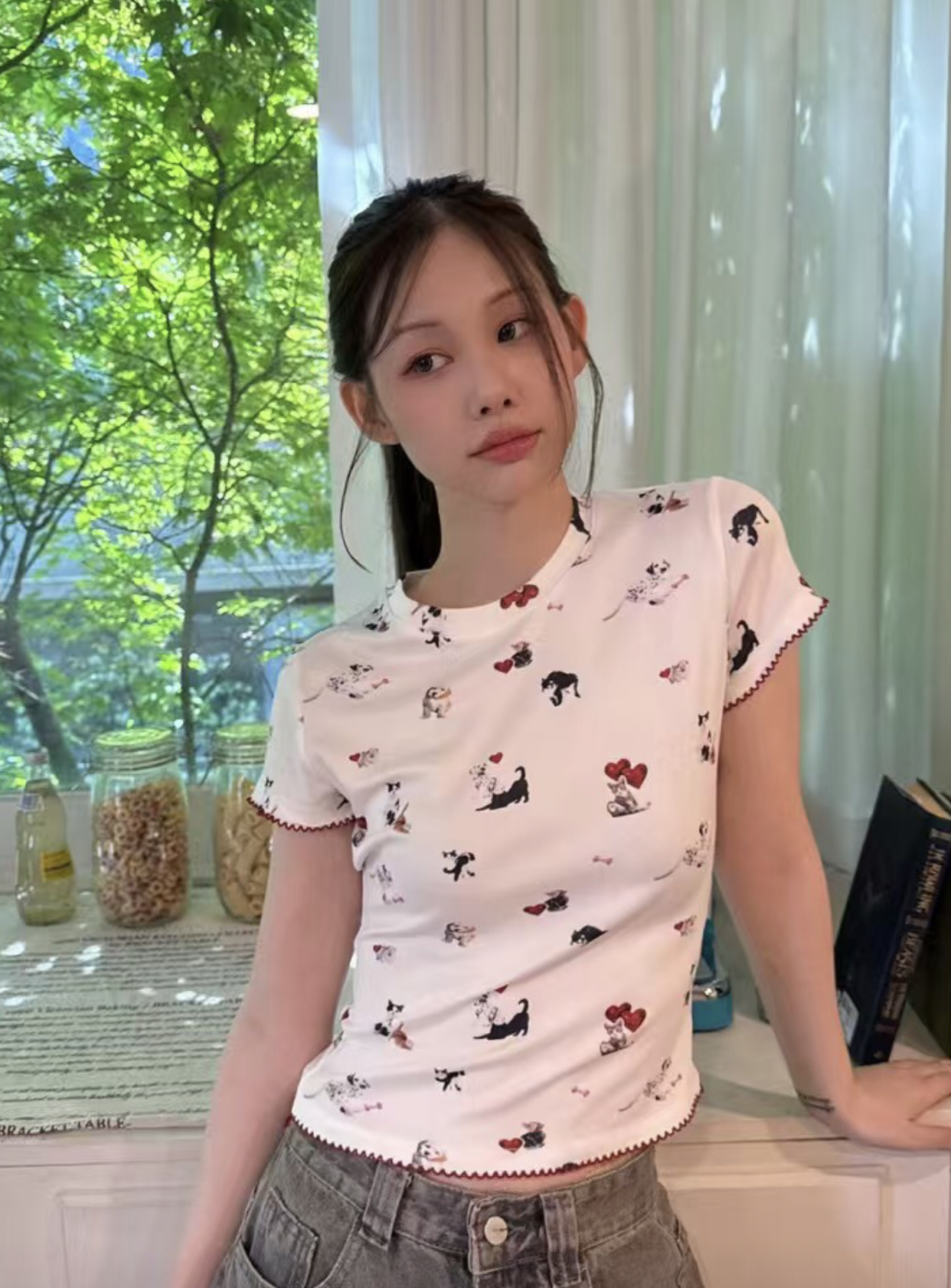 THEHANDS東大門實拍女裝新款熱賣真品人氣休閑25春夏職業T恤THEHANDST恤