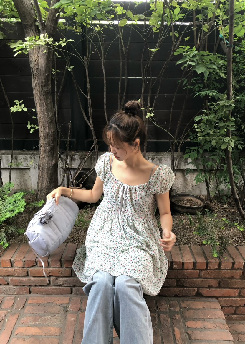 OUPPT直郵韓國代購㊣女裝新品休閑時尚25春夏人氣推薦連衣裙OUPPT連衣裙