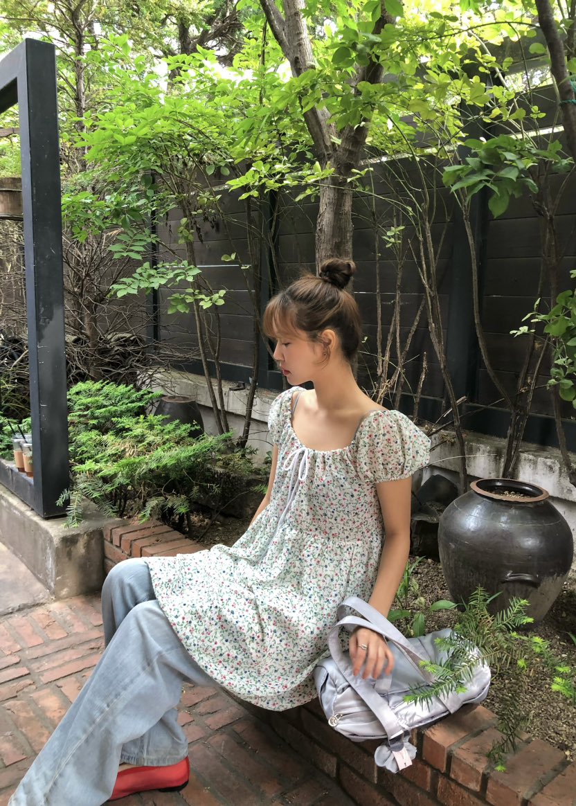OUPPT直郵韓國代購㊣女裝新品休閑時尚25春夏人氣推薦連衣裙OUPPT連衣裙