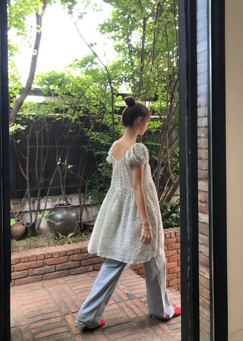 OUPPT直郵韓國代購㊣女裝新品休閑時尚25春夏人氣推薦連衣裙OUPPT連衣裙