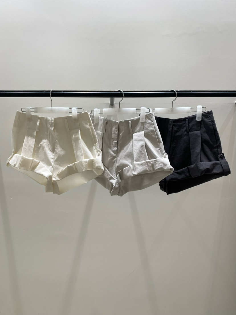 OUPPT韓國直郵㊣女裝新品25春夏人氣推薦休閑熱賣短褲不含腰帶OUPPT短褲