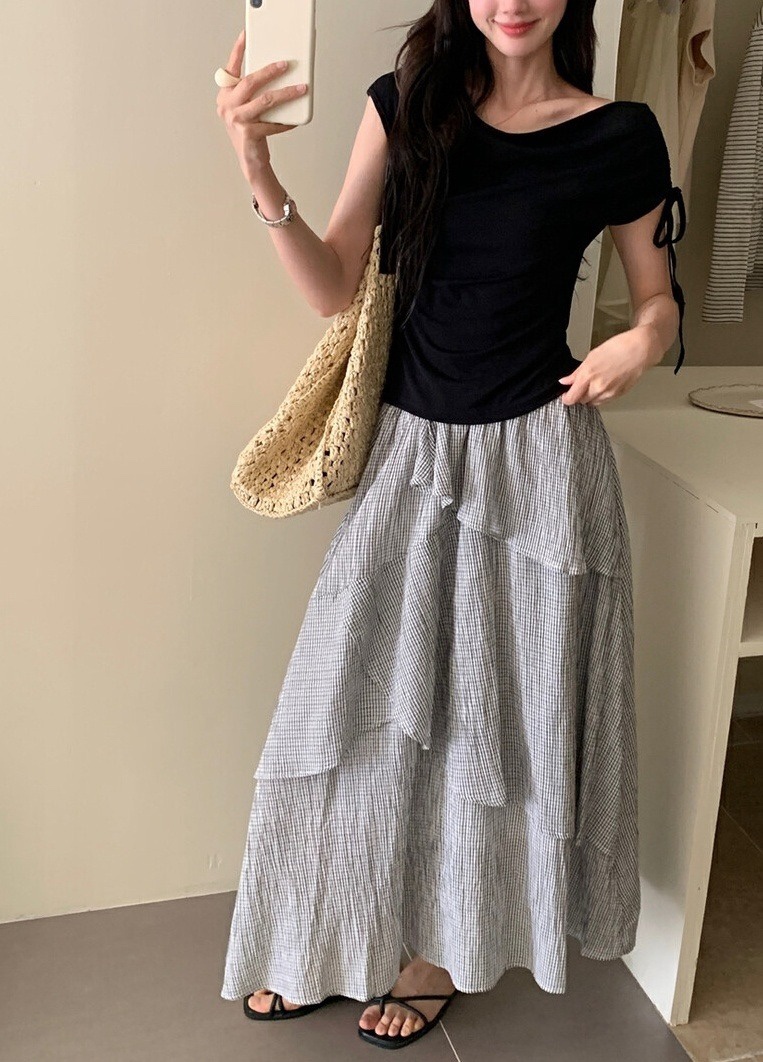 OLA韓國直郵㊣女裝新款推薦25春夏休閑熱賣人氣時尚長裙mellor/OLA長裙