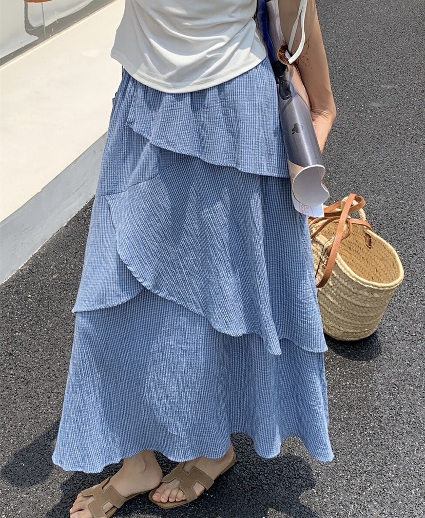 OLA韓國直郵㊣女裝新款推薦25春夏休閑熱賣人氣時尚長裙mellor/OLA長裙