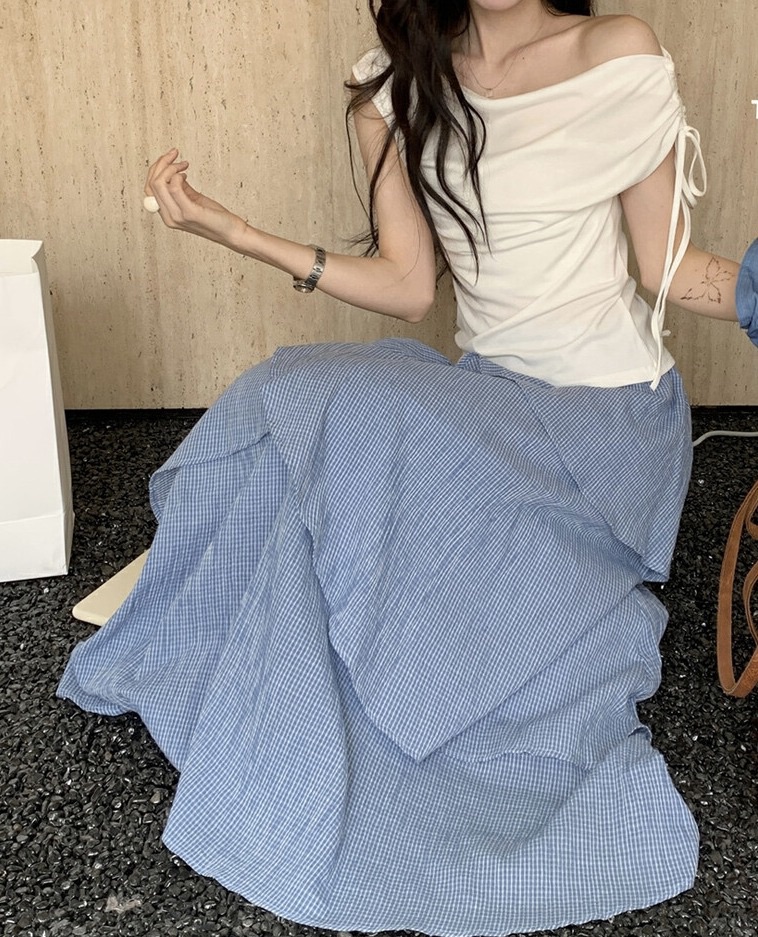 OLA韓國直郵㊣女裝新款推薦25春夏休閑熱賣人氣時尚長裙mellor/OLA長裙