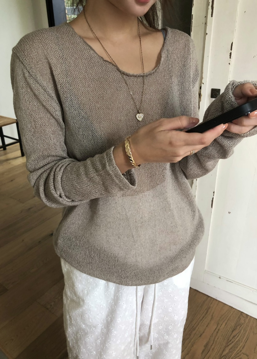 OUPPT直郵韓國代購㊣女裝新品25春夏休閑熱賣人氣時尚針織衫OUPPT針織衫