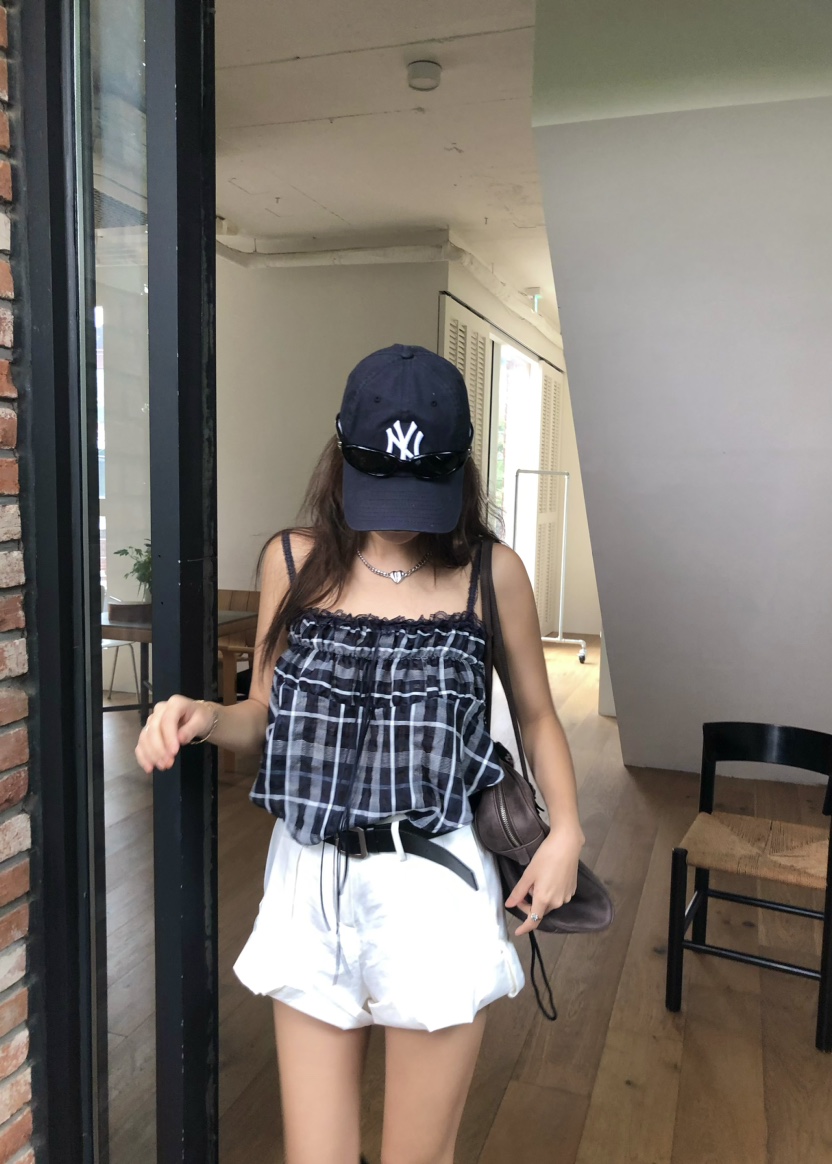 OUPPT韓國㊣直郵東大門代購女裝新款熱賣人氣休閑推薦吊帶背心OUPPT吊帶/背心