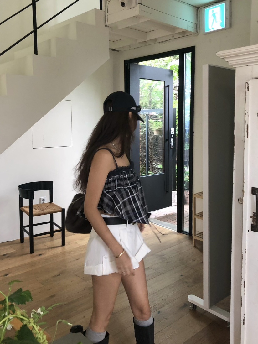 OUPPT韓國㊣直郵東大門代購女裝新款熱賣人氣休閑推薦吊帶背心OUPPT吊帶/背心