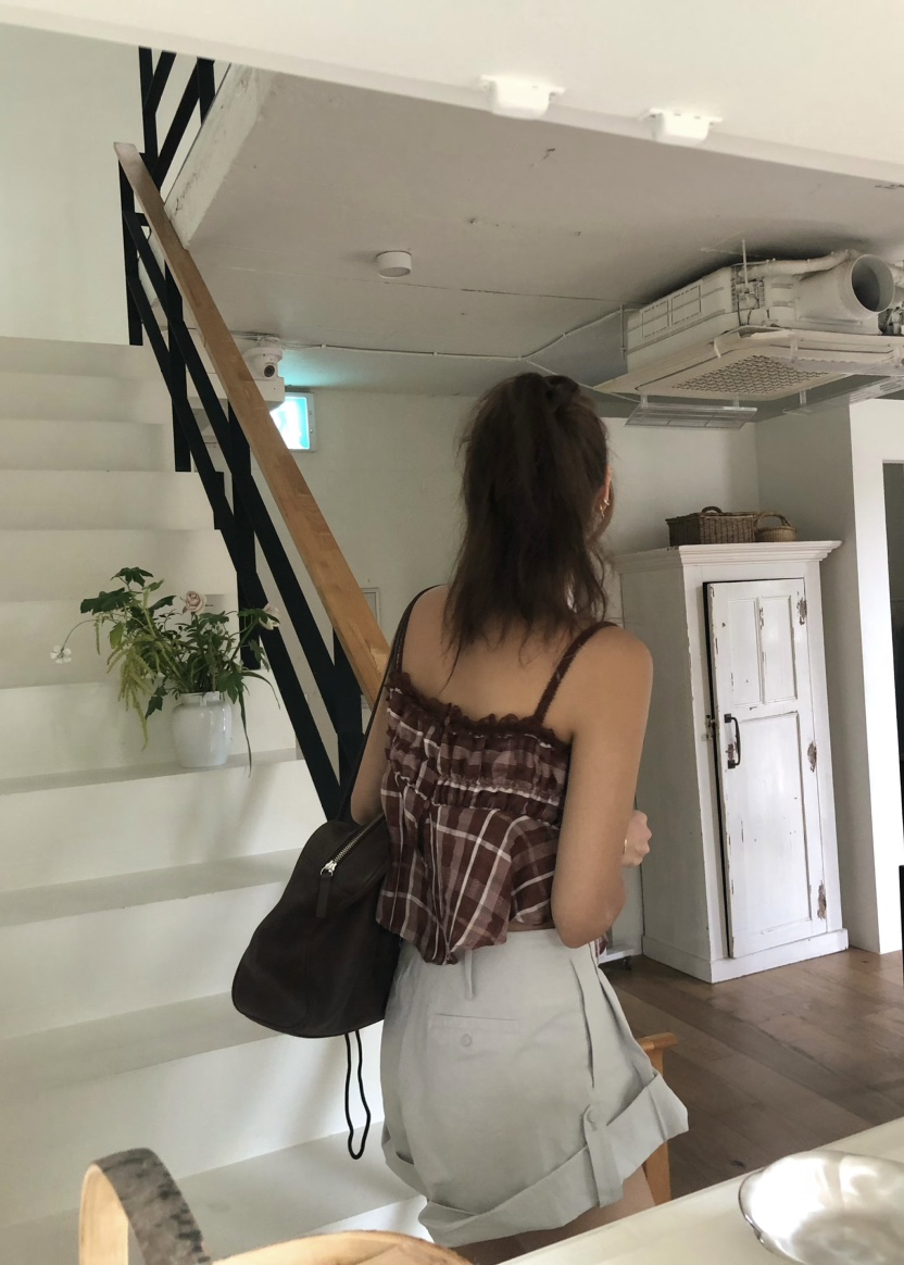 OUPPT韓國㊣直郵東大門代購女裝新款熱賣人氣休閑推薦吊帶背心OUPPT吊帶/背心