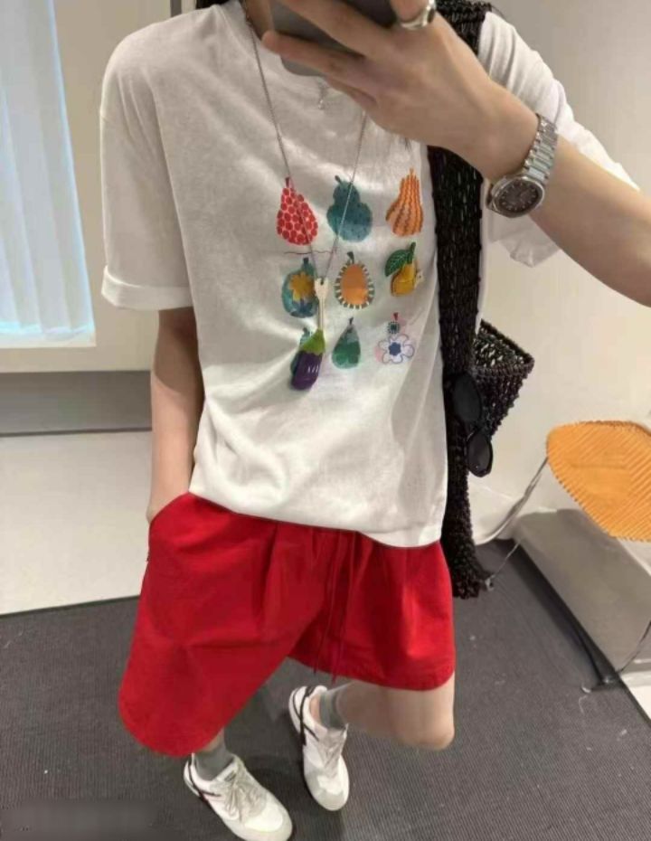 RICO韓國直郵㊣女裝新品25春夏時尚人氣推薦休閑熱賣T恤bling bling/RICOT恤