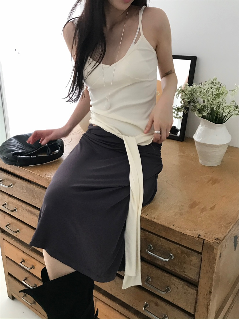 ESCHER韓國㊣直郵東大門代購女裝新款熱賣時尚休閑吊帶背心ESCHER吊帶/背心