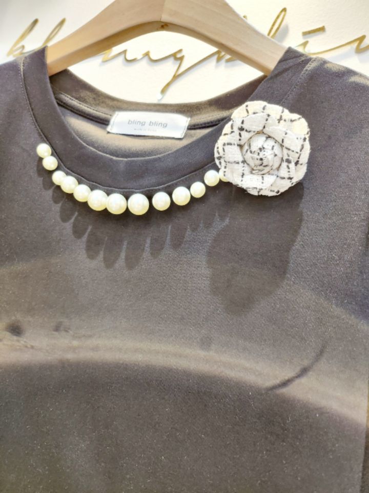 RICO韓國㊣直郵東大門代購女裝新品25春夏時尚人氣熱賣推薦T恤bling bling/RICOT恤