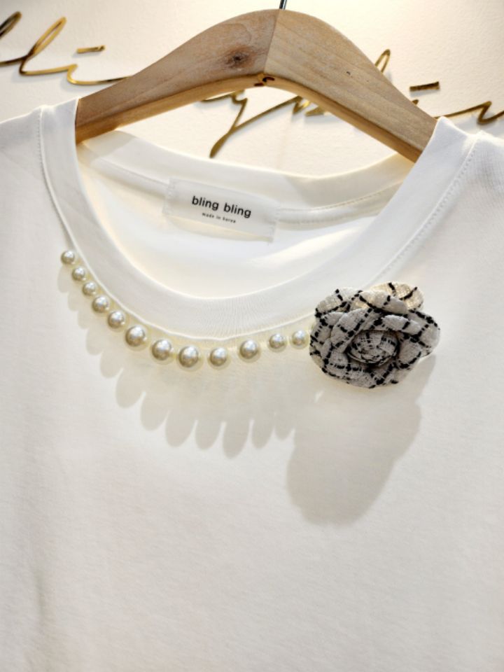 RICO韓國㊣直郵東大門代購女裝新品25春夏時尚人氣熱賣推薦T恤bling bling/RICOT恤