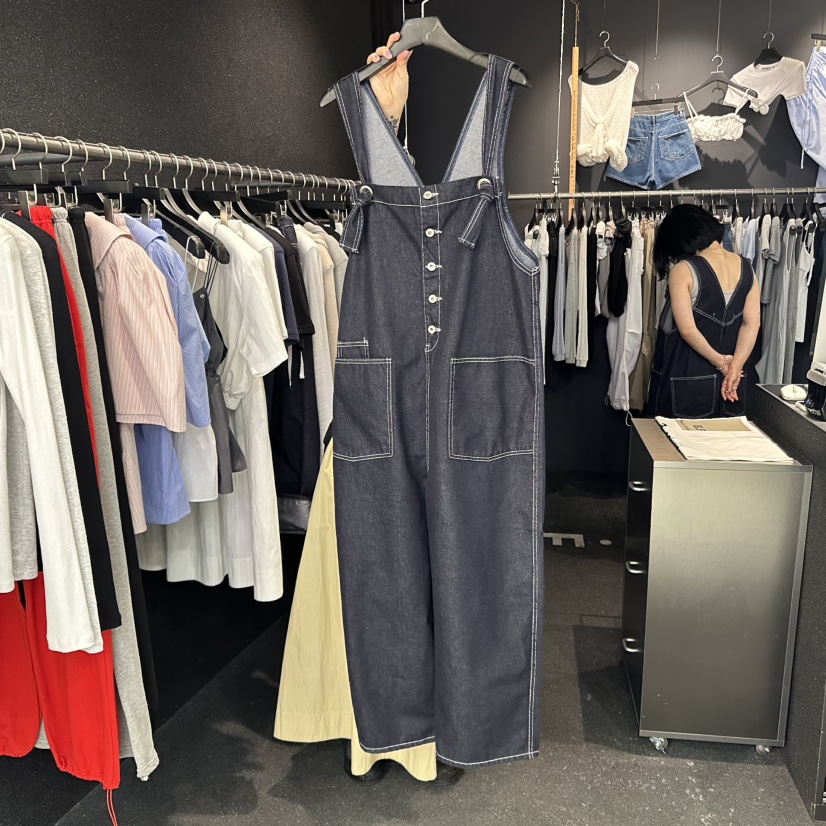 ELF-L直郵韓國代購㊣女裝新品熱賣休閑時尚25春夏推薦連體褲PROJECT ELF/ELF-L連體褲