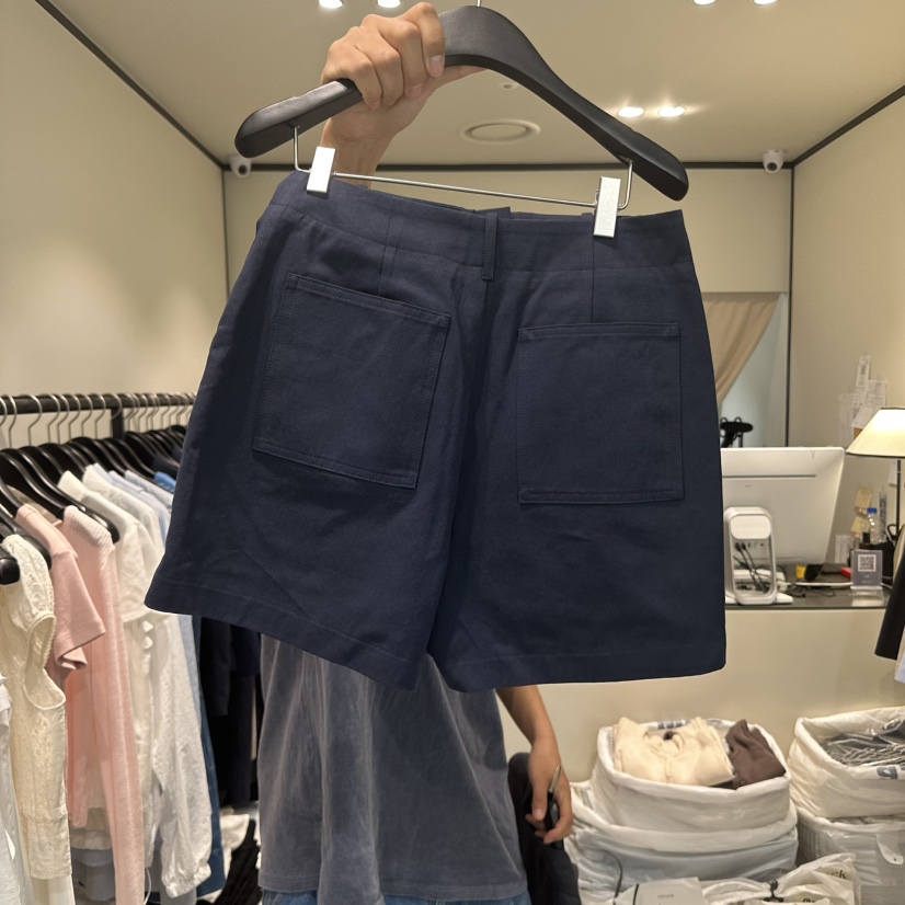 RE STOCK韓國㊣直郵東大門代購女裝新款休閑時尚熱賣25春夏短褲RE STOCK短褲