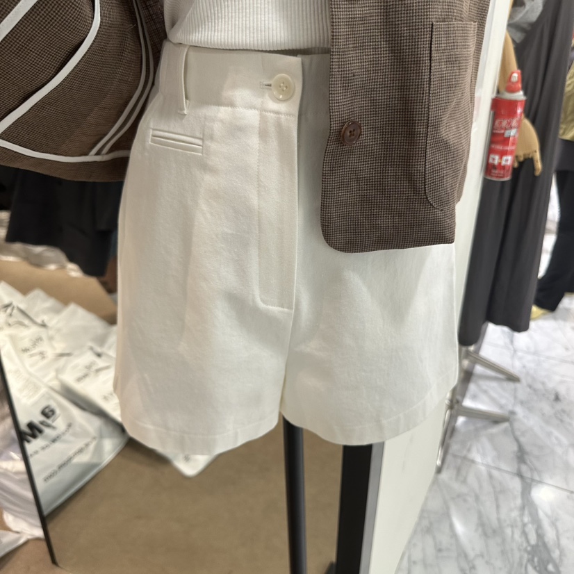 RE STOCK韓國㊣直郵東大門代購女裝新款休閑時尚熱賣25春夏短褲RE STOCK短褲