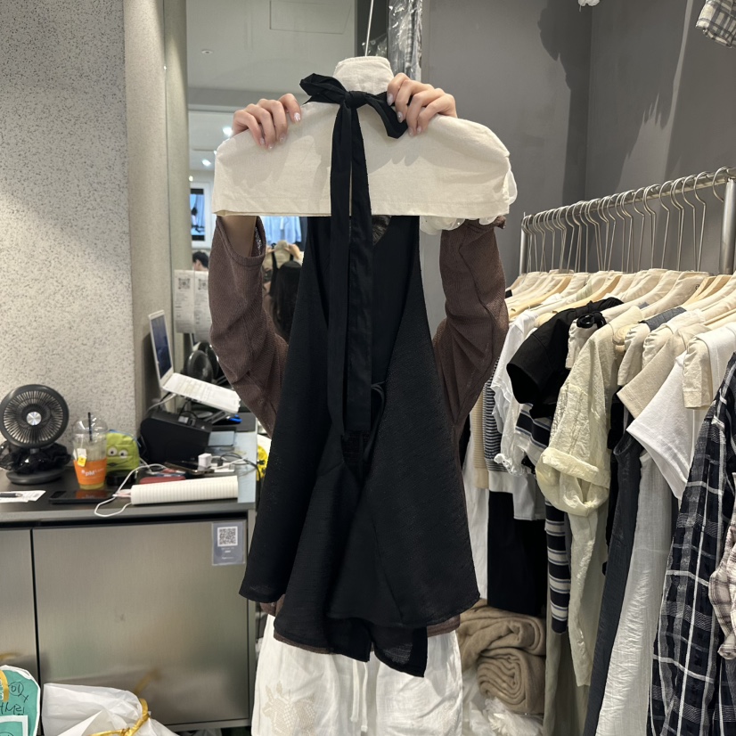 AMOEBA韓國直郵㊣女裝新款時尚熱賣休閑推薦25春夏吊帶背心AMOEBA吊帶/背心