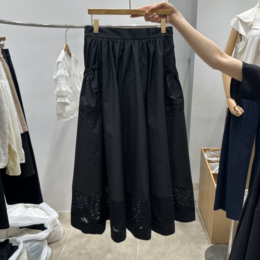 ENVY直郵韓國代購㊣女裝新款時尚熱賣25春夏推薦休閑人氣長裙ENVY長裙圖色2