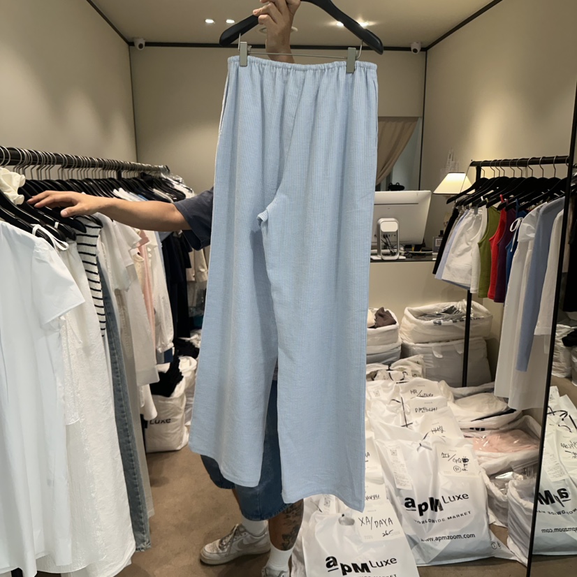 RE STOCK韓國直郵㊣東大門實拍女裝新品時尚休閑人氣休閑褲RE STOCK休閑褲
