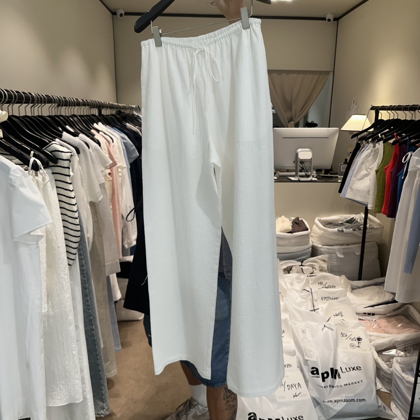 RE STOCK韓國直郵㊣東大門實拍女裝新品時尚休閑人氣休閑褲RE STOCK休閑褲
