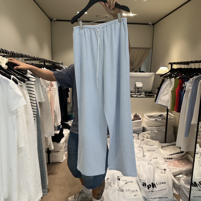 RE STOCK韓國直郵㊣東大門實拍女裝新品時尚休閑人氣休閑褲RE STOCK休閑褲圖色2