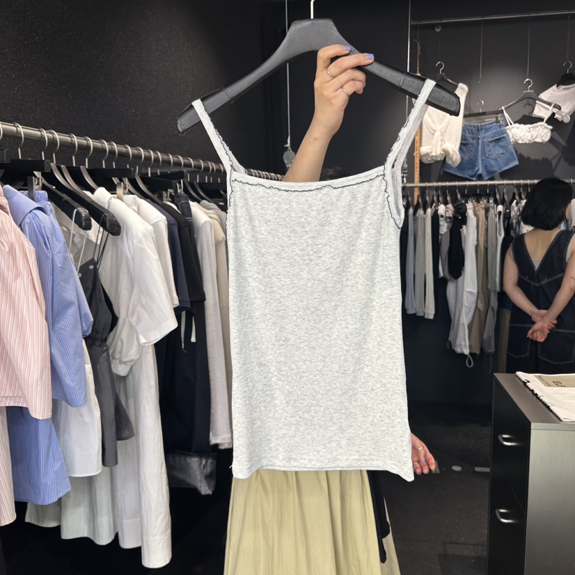 ELF-L韓國㊣直郵東大門代購女裝新品熱賣時尚推薦吊帶背心PROJECT ELF/ELF-L吊帶/背心圖色2