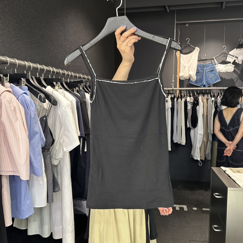 ELF-L韓國㊣直郵東大門代購女裝新品熱賣時尚推薦吊帶背心PROJECT ELF/ELF-L吊帶/背心圖色3