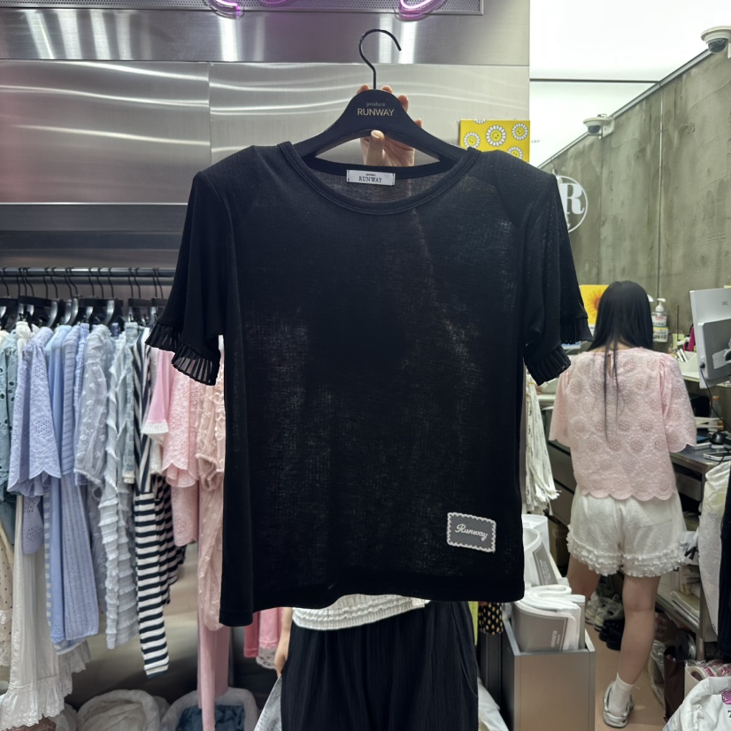 RUNWAY-런웨이韓國㊣直郵東大門代購女裝新品休閑熱賣時尚T恤RUNWAYT恤圖色4
