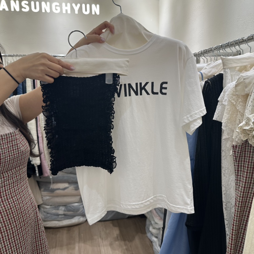 HANSUNGHYUN韓國㊣直郵東大門代購女裝新款時尚人氣吊帶背心HANSUNGHYUN吊帶/背心