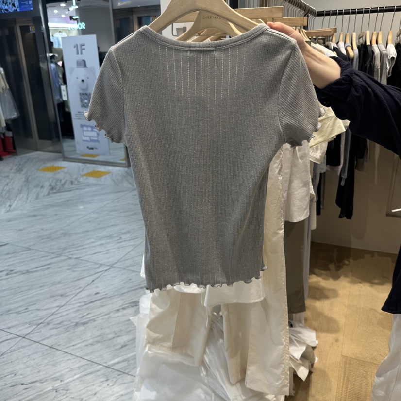 OVERTAKE韓國㊣直郵東大門代購女裝新品休閑推薦熱賣25春夏T恤OVERTAKET恤