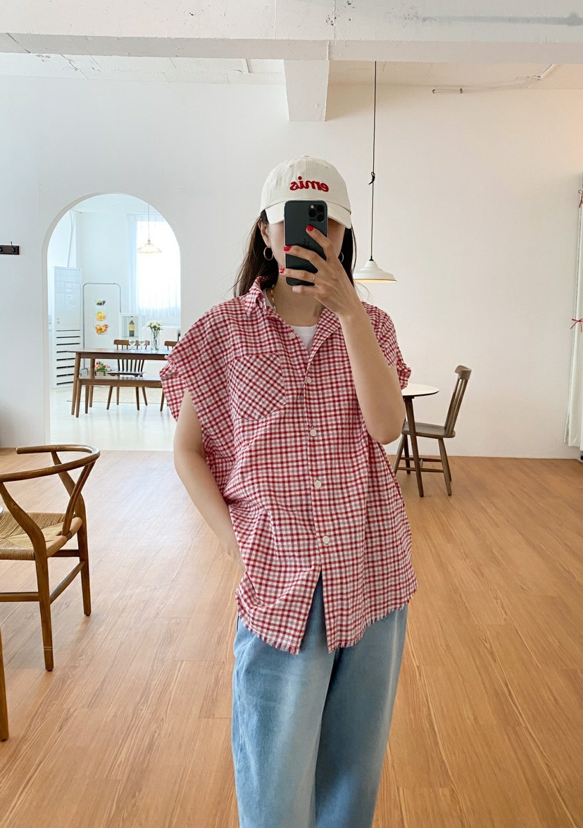 YESFREE直郵韓國代購㊣女裝新品熱賣人氣25春夏推薦襯衫蕾絲衫YESFREE襯衫/蕾絲衫