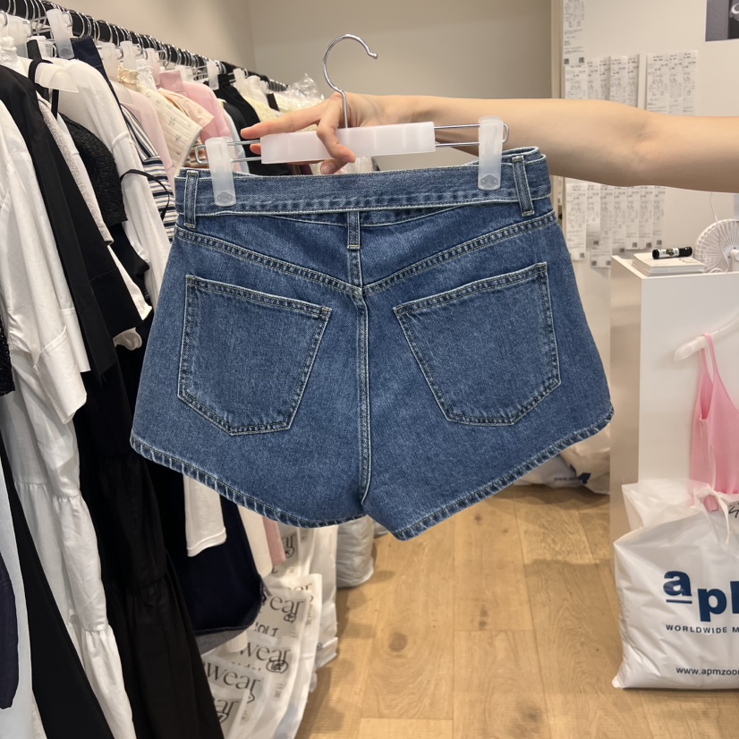 RUMIRU/AWEAR韓國直郵㊣東大門實拍女裝新品人氣短褲含腰帶awear/RUMIRU短褲