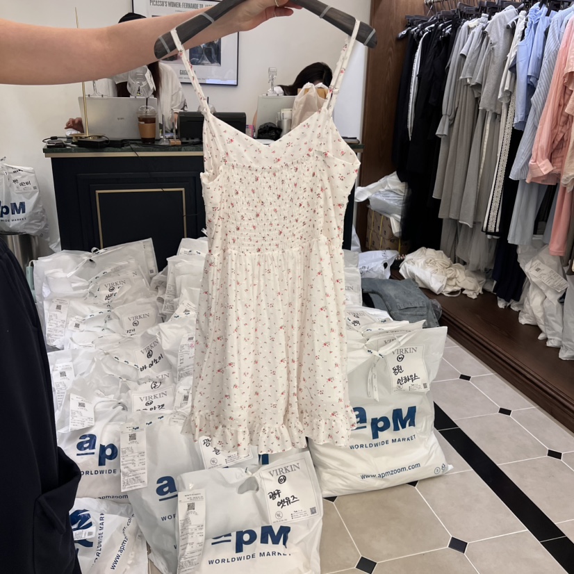 VIRKIN直郵韓國代購㊣女裝新品25春夏熱賣時尚人氣推薦連衣裙VIRKIN連衣裙