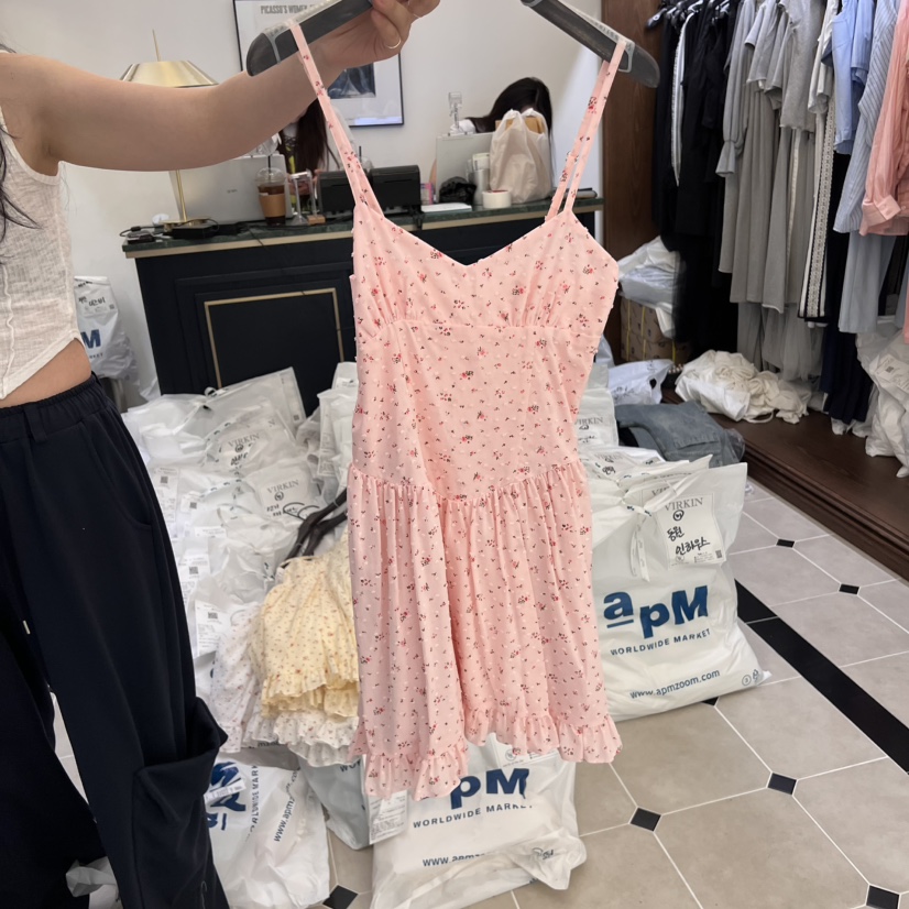 VIRKIN直郵韓國代購㊣女裝新品25春夏熱賣時尚人氣推薦連衣裙VIRKIN連衣裙圖色3