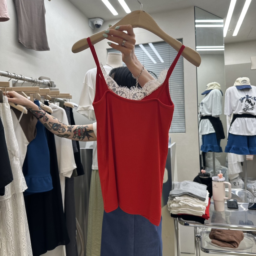 ASCEND直郵韓國代購㊣女裝新款推薦25春夏時尚熱賣吊帶背心ASCEND吊帶/背心