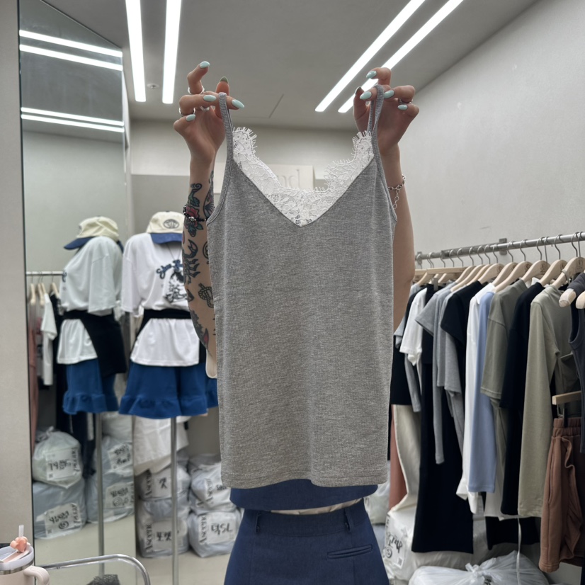 ASCEND直郵韓國代購㊣女裝新款推薦25春夏時尚熱賣吊帶背心ASCEND吊帶/背心圖色2