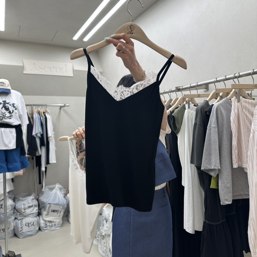 ASCEND直郵韓國代購㊣女裝新款推薦25春夏時尚熱賣吊帶背心ASCEND吊帶/背心圖色4