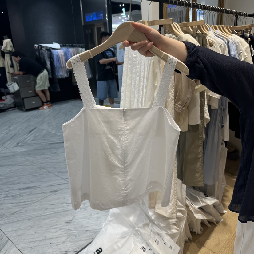 OVERTAKE韓國㊣直郵東大門代購女裝新品休閑人氣時尚吊帶背心OVERTAKE吊帶/背心