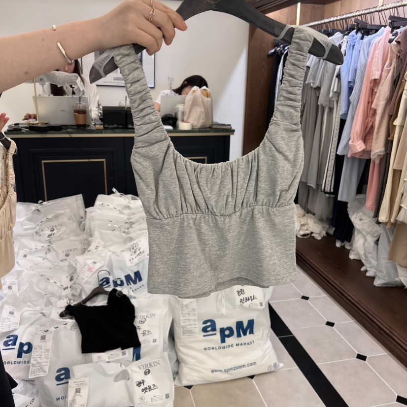 VIRKIN韓國㊣直郵東大門代購女裝新品25春夏熱賣推薦吊帶背心VIRKIN吊帶/背心圖色2