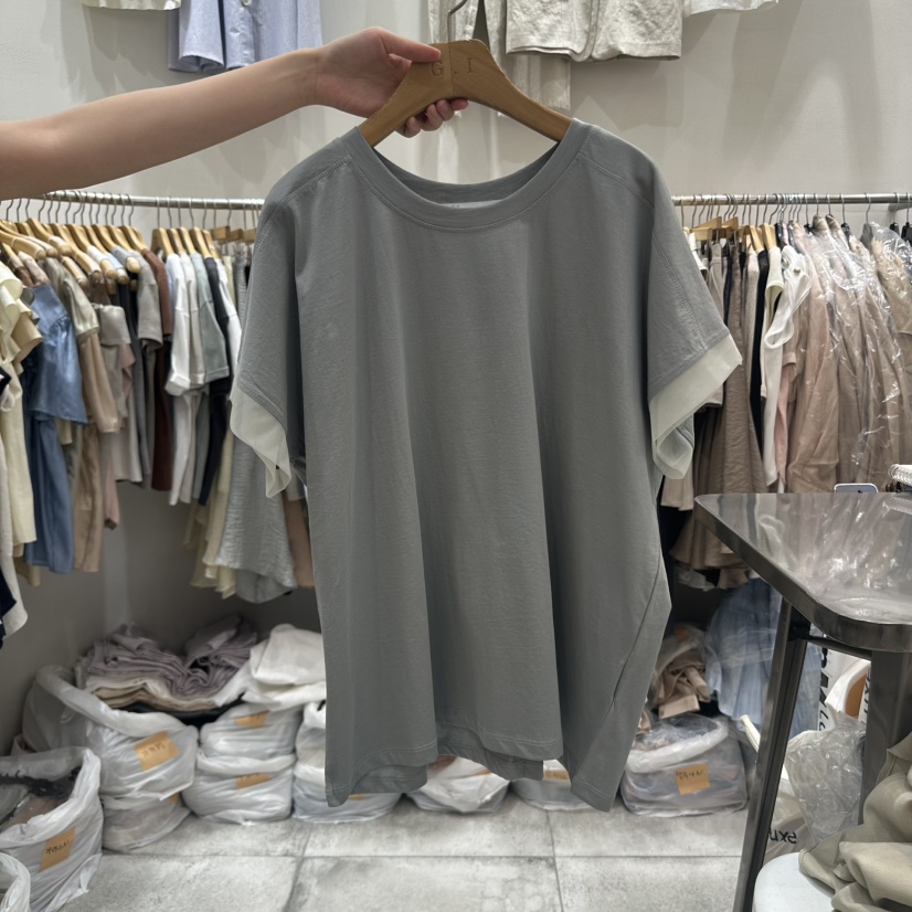 G.I-L韓國㊣直郵東大門代購女裝新品時尚熱賣25春夏人氣T恤G.I-LT恤圖色4