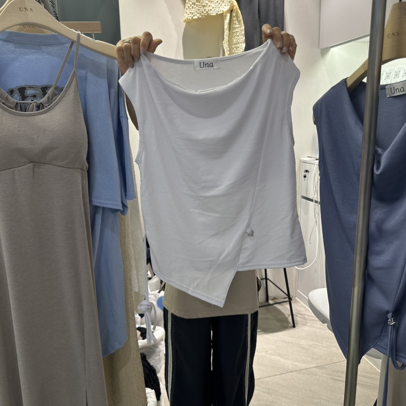 UNA/THE MAY直郵韓國代購㊣女裝新品休閑25春夏人氣吊帶背心THEMAY/UNA吊帶/背心圖色3