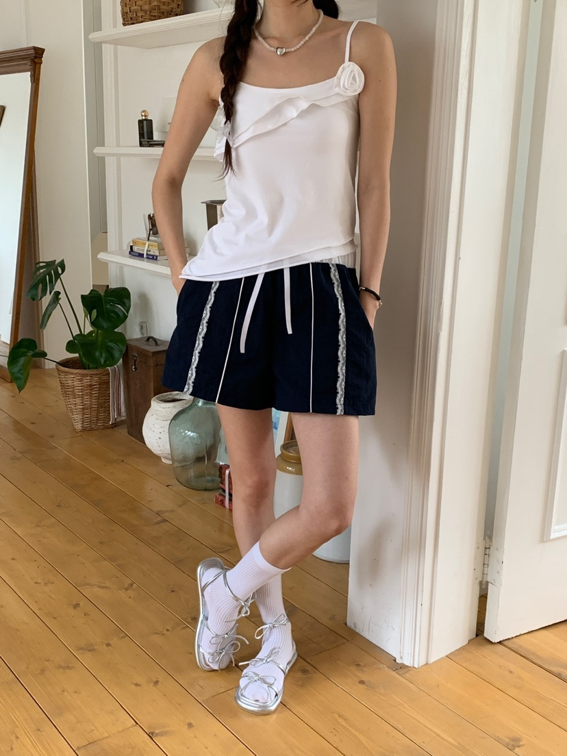 MORE THAN-P韓國㊣直郵東大門代購女裝新款25春夏吊帶背心MORE THAN吊帶/背心