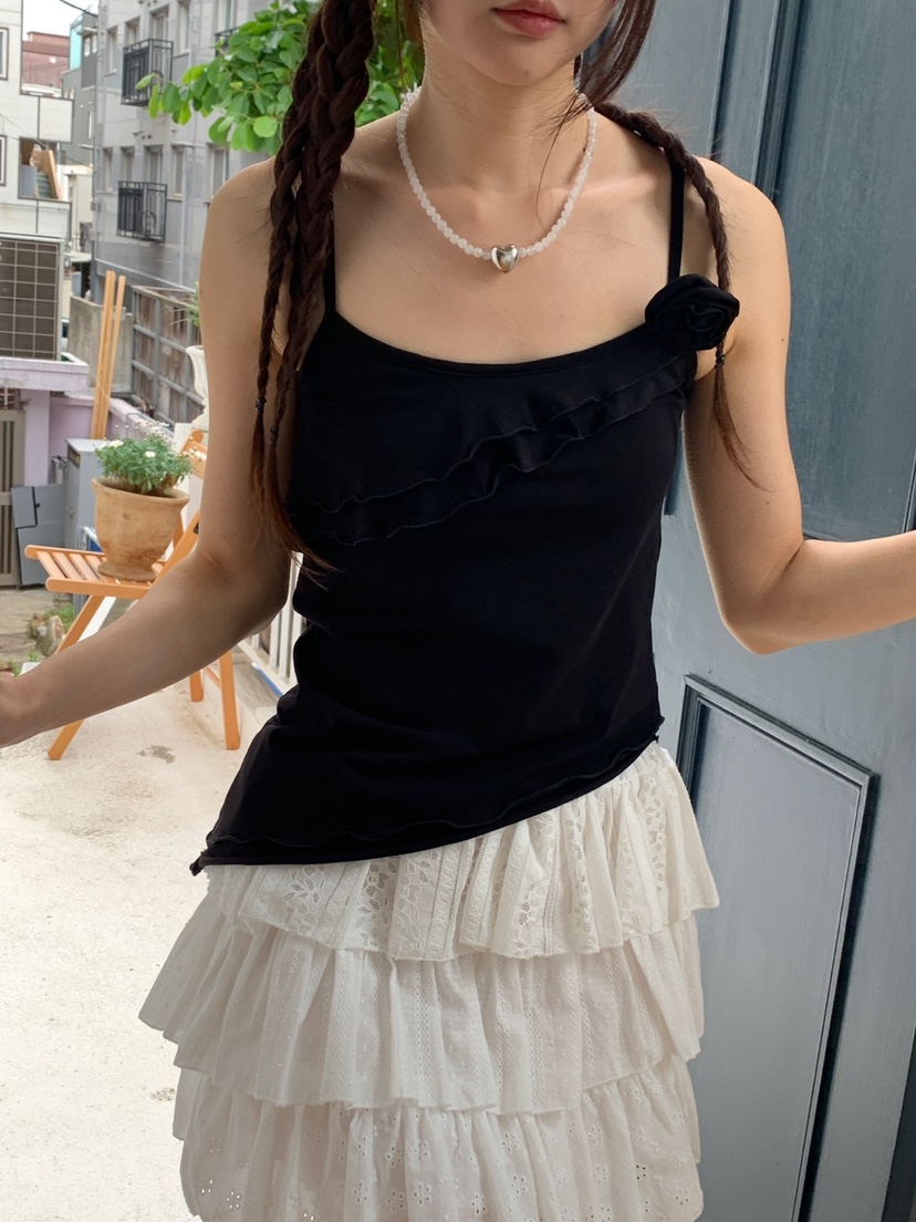 MORE THAN-P韓國㊣直郵東大門代購女裝新款25春夏吊帶背心MORE THAN吊帶/背心