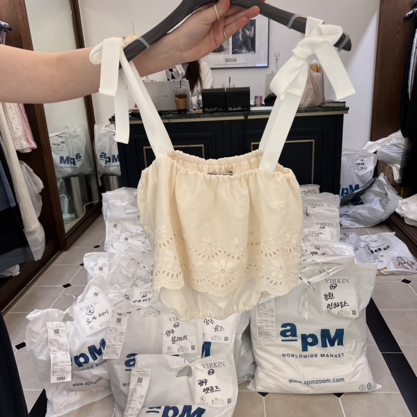 VIRKIN韓國㊣直郵東大門代購女裝新款推薦熱賣休閑吊帶背心VIRKIN吊帶/背心