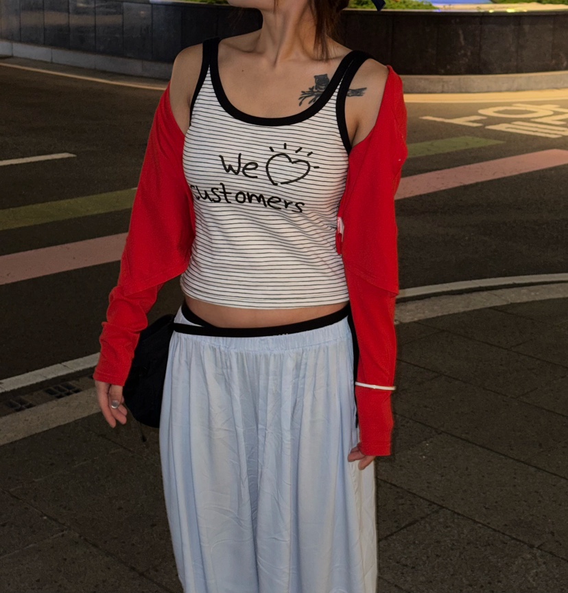 ARSERA韓國㊣直郵東大門代購女裝新品25春夏時尚休閑吊帶背心ARSERA吊帶/背心
