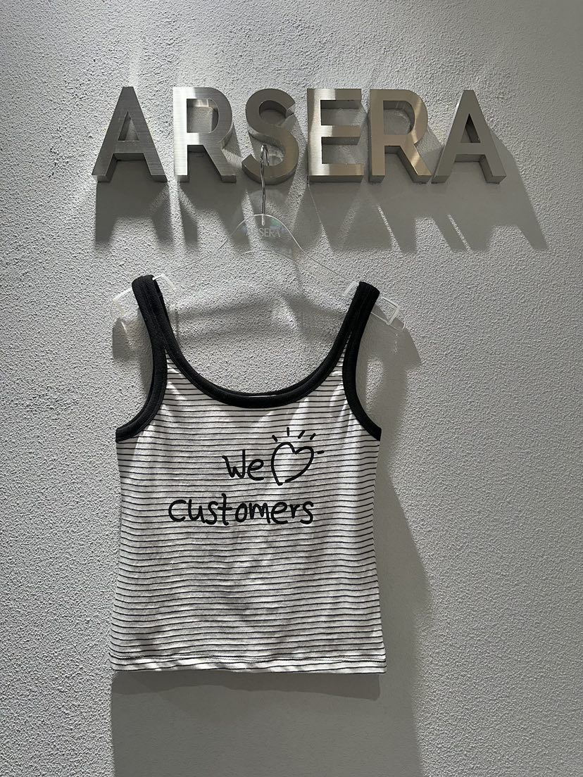 ARSERA韓國㊣直郵東大門代購女裝新品25春夏時尚休閑吊帶背心ARSERA吊帶/背心