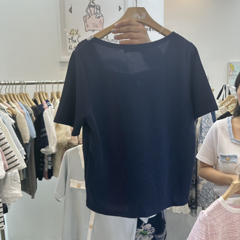 ABLESTUDIO東大門代購女裝新品人氣25春夏熱賣休閑職業針織衫ABLE STUDIO針織衫